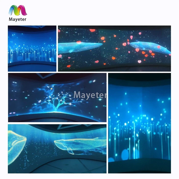 3d Projection Mapping Immersive Room Video 360 Projection Mapping Projector